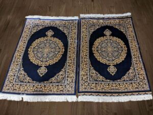 Прикроватные коврики Versace Silk GMS2, темно-синие 2 шт. — изображение 7