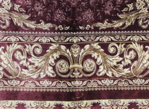Шелковый ковер 2,1х1,3 Versace purple-gold GMS5 — изображение 5