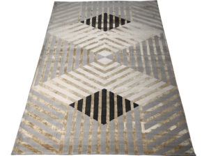 Ковер 2х3 Lux Ar Deco gray/gold MO5
