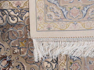 Ковер с медальоном, машинно-ручной работы Tabriz GSS-1524 cream/brown — изображение 9