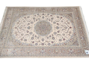 Ковер с медальоном, машинно-ручной работы Tabriz GSS-1524 cream/brown — изображение 3
