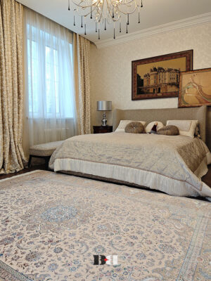 Ковер Tabriz бежевый с оливковым, машинно-ручной работы, Иран GSS-1523 beige — изображение 17