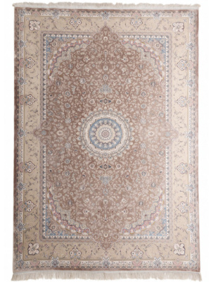 Ковер Isfahan, машинно-ручной работы, розово-коричневый, Иран GSS-1521 khaki — изображение 19