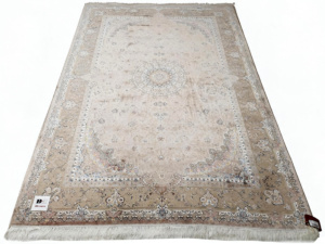 Ковер Isfahan, машинно-ручной работы, розово-коричневый, Иран GSS-1521 khaki — изображение 7